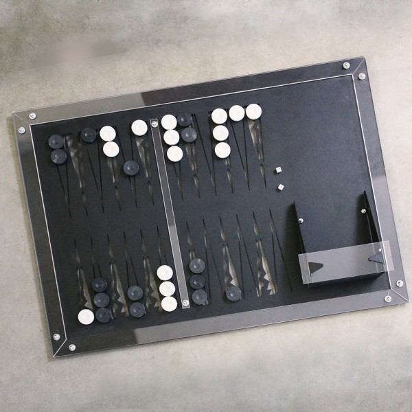 Wandspiel Deko Backgammon Metall