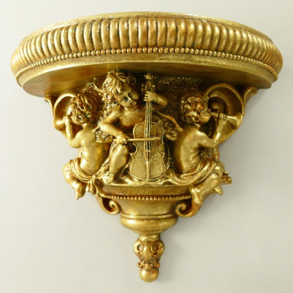 Wandkonsole Engel Gold , Dekoration , Geschenkideen