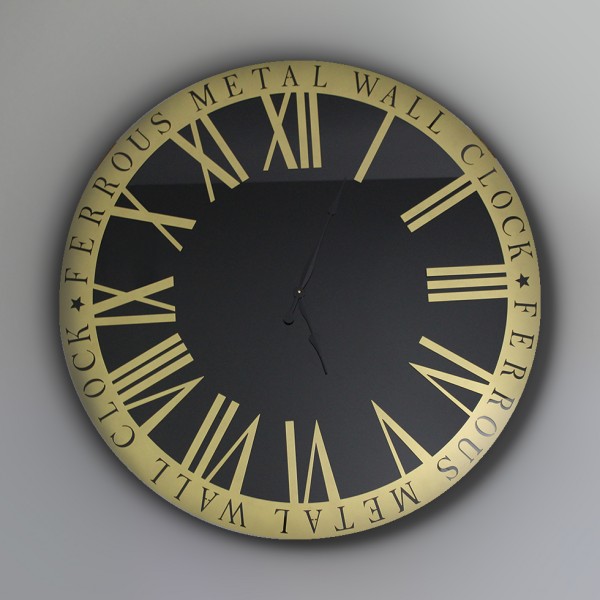Wanduhr Metal Clock Ø:115cm
