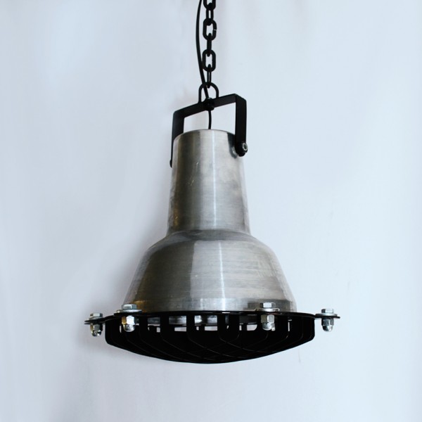 Hängelampe Vintage Industriedesign schwarz H:60cm x Ø:29,5cm
